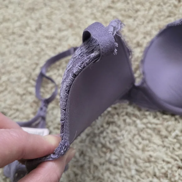 Women's Victoria's Secret Dream Angels Push Up Purple Lace Bra - 32b - Picture 10 of 13